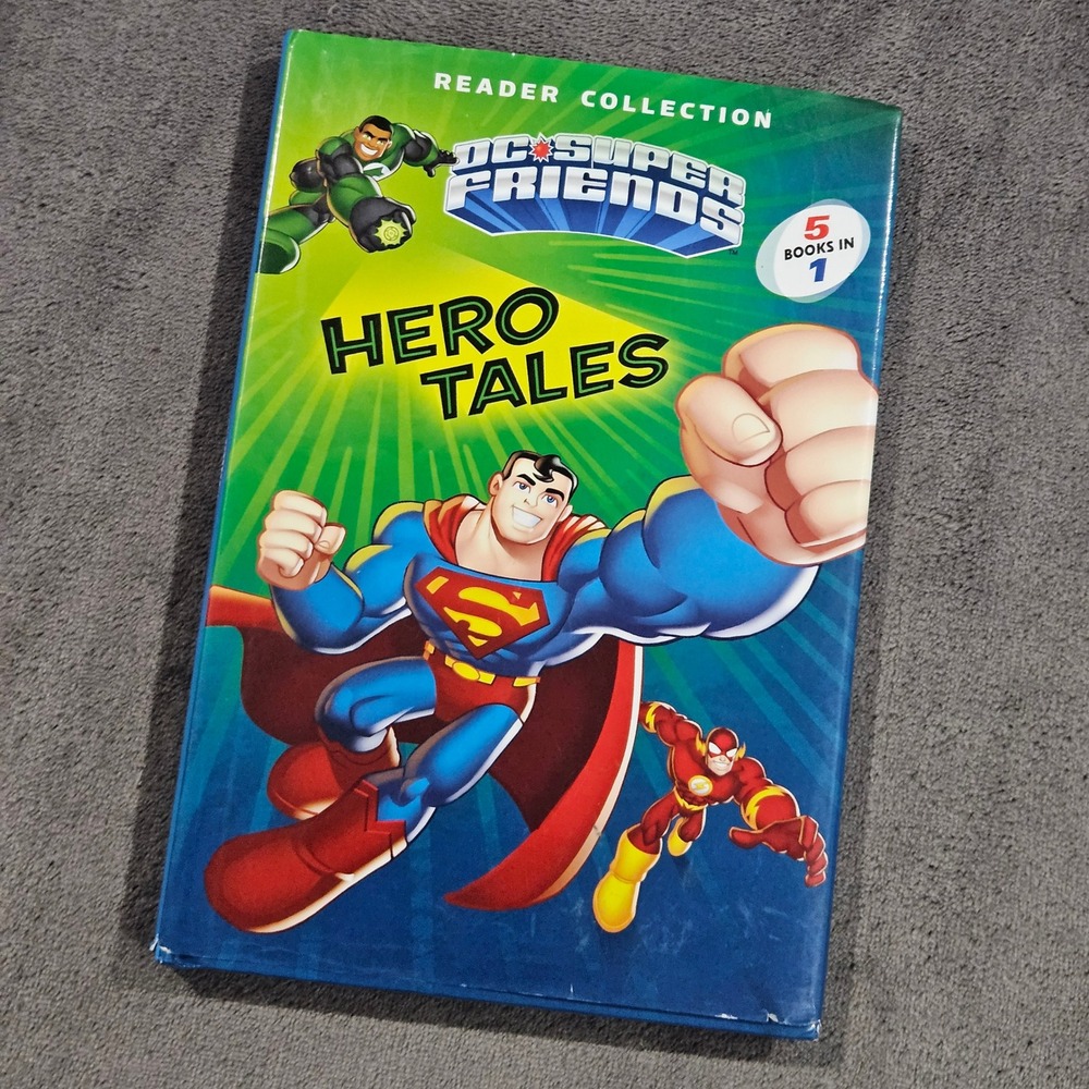 DC Super Friends‎ Hero Tales Reader Collection 5 Books in 1 Kids